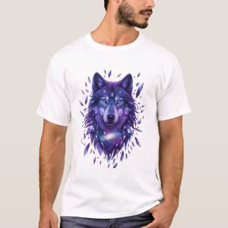 シュールな狐デザインのTシャツ | 芸術的なファンタジー Tシャツ