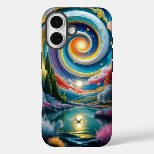 シュールな螺旋銀河 Case-Mate iPhoneケース (裏面)