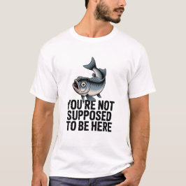シュールな面白い魚の格言 Tシャツ