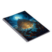 シュールアルランドスケープシティメイズファンタジーアート ノートブック (右側)