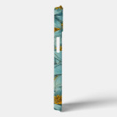 シュールエレガントヒマワリティール(緑がかった色)イエローフローラ Case-Mate iPhoneケース (裏面 / 右)