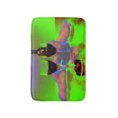 シュールキスのワインとチョコレート バスマット (正面縦)