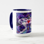 シュールサイケデリックドラゴンフライ マグカップ (正面左)