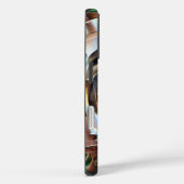 シュールバラ付きスチームパンク顔 – メカニカルフロアー Case-Mate iPhoneケース (裏面 / 右)