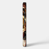 シュールバラ付きスチームパンク顔 – メカニカルフロアー Case-Mate iPhoneケース (裏面 / 左)