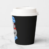 シュールパズル顔紙カップ 紙コップ (裏面)