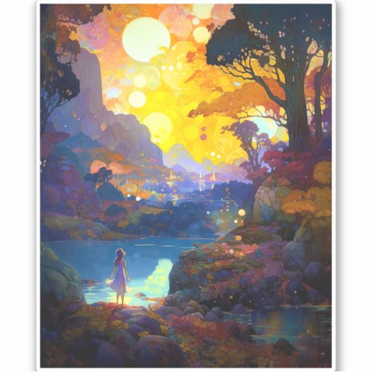 シュールファンタジーランドスケープ シール (正面)