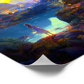 シュールファンタジーランドスケープ ポスター (角)