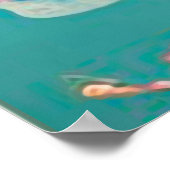 シュールポップ・アートのアイスクリームトップハットドール ポスター (角)