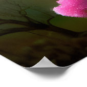 シュールポップ・アートのホワイト鳩 ポスター (角)