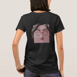 シュールミニマリストウーマンTシャツ - モダンアートグラフィック Tシャツ