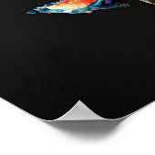 シュールレアカラスプラッシュバレリーナ ポスター (角)