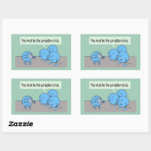 シュールレアリスサークル長方形シール 長方形シール (シート)