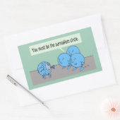 シュールレアリスサークル長方形シール 長方形シール (封筒)