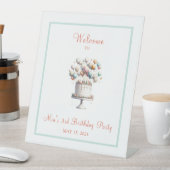 シュールレアリストお誕生日ケーキ&バルーンへようこそ 台座サイン (インサイチュ)