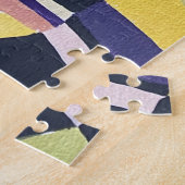 シュールレアリスムのユートピポップ・アートのアンの水彩画 ジグソーパズル (側面)