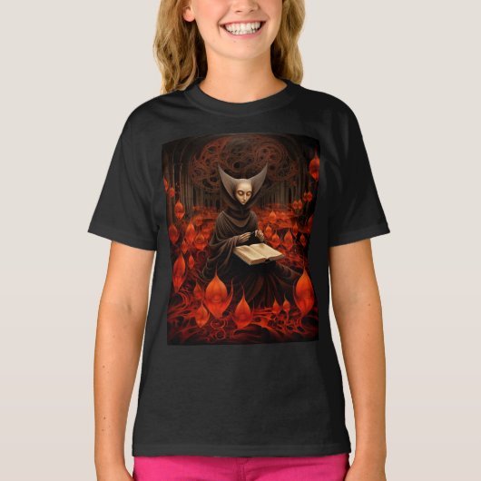 シュールレアリスムの本の癒し手 Tシャツ (正面)