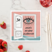 シュールレアリスム30thの誕生日 スタンダードランチョンナプキン (インサイチュ)