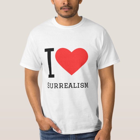 シュールレアリズムが大好き Tシャツ (正面)
