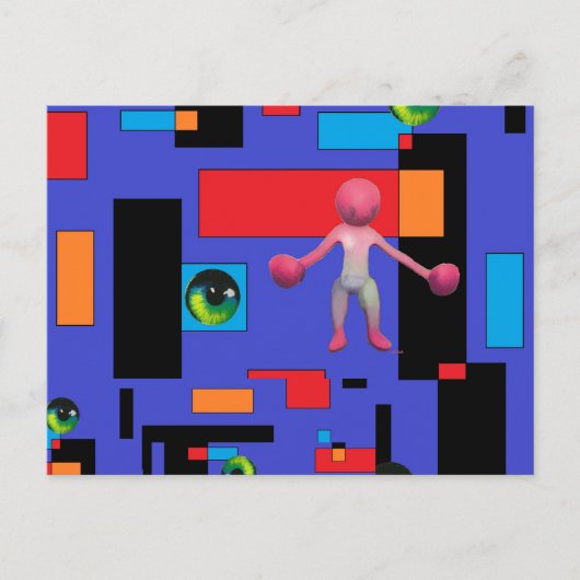 シュールレアリズムではない子宮 ポストカード (正面)