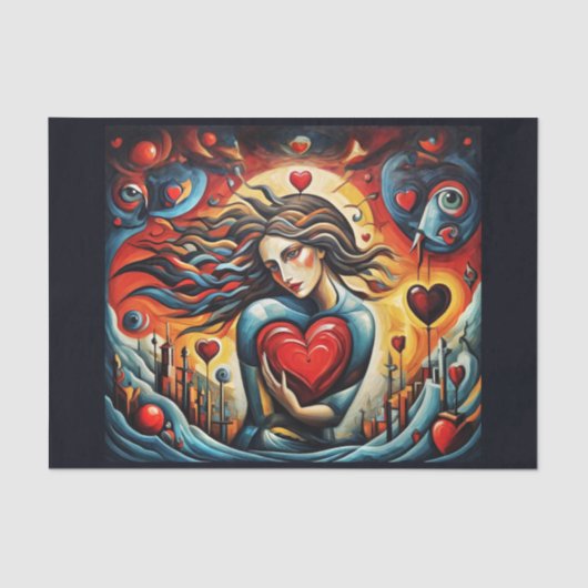 シュールレアリズムとキュービズムへのトリビュート#2:愛救! 薄葉紙 (正面)