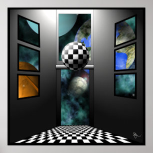 シュールレアリズムに表示 ポスター