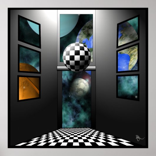 シュールレアリズムに表示 ポスター (正面)