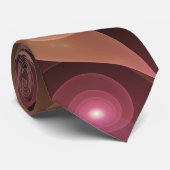 シュールレアルな輝く花のモダン抽象芸術フラクタルアート ネクタイ (ロール)