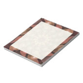 シュールレアルな輝く花のモダン抽象芸術フラクタルアート ノートパッド (回転)