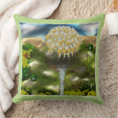 シュールレアルアイズドリームオブダンデオンズ抽象芸術アート クッション (ブランケット)