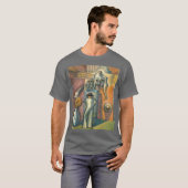 シュールレアルアブストラクションBenjamin Berlin Figurative Art Tシャツ (正面フル)