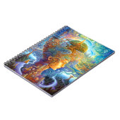 シュールレアルウーマンランドスケープファンタジーアート ノートブック (左側)