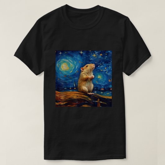 シュールレアルスターリーナイトゲルビル Tシャツ (デザイン正面)