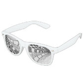 シュールレアルネットサングラスデザイン レトロサングラス (アングル)