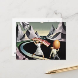 シュールレアルブレックファーストピープル ポストカード