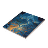 シュールレアルランドスケープ城ファンタジーアート タイル (側面)