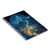 シュールレアルランドスケープ城ファンタジーアート ノートブック (右側)