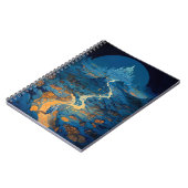 シュールレアルランドスケープ城ファンタジーアート ノートブック (左側)