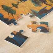 シュールレアルランドスケープ高層シティファンタジーアート ジグソーパズル (側面)