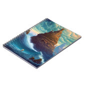 シュールレアルランドスケープ高層シティファンタジーアート ノートブック (左側)