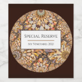 シュール地ワインビール酒ボトルラベル ワインラベル (シングルラベル)