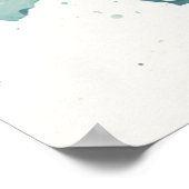 シュール水彩イラストレーションポスター ポスター (角)