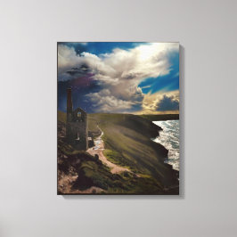 シュール空とホエールコーテスコーンウォール キャンバスプリント