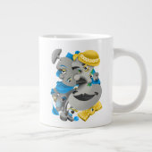 シュール顔はっきりしたと大芸術的きなコーヒーカップ ジャンボコーヒーマグカップ (右)