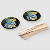 シュール顔&ジグソーパズルサマーファン ハンドファン (組立なし)