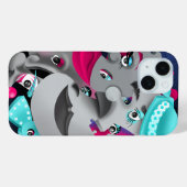 シュール顔&ジグソーパズル- Clip-On Phone Case Case-Mate iPhoneケース (裏面 (横))