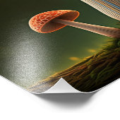 シュール麦わらデジタルウォーターカラーアート フォトプリント            (角)