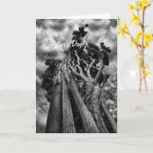 シュール・ツリーズ父の日素晴らし芸術 – スピードスター！ カード (黄色い花)