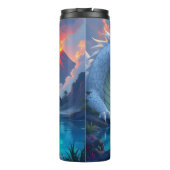 シュール・ホワイト・ドラゴンと金ゴールド・フィッシュ タンブラー (裏面)