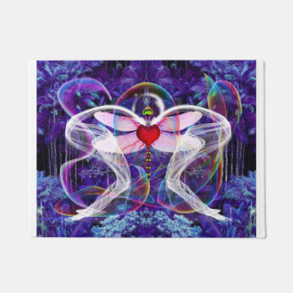 シューレアサイケデリックル·ドラゴン·フライ ドアマット